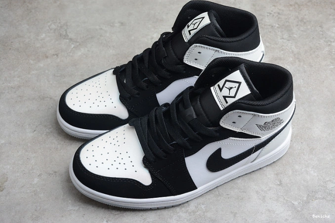 Rep BK white dh6933-100 mid diamond black 1 jordan air 1103